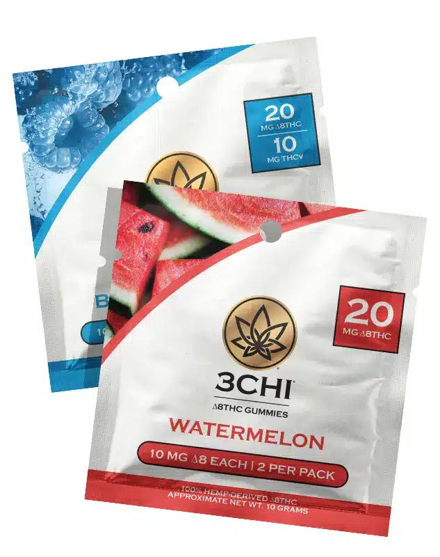 Delta 8 + THCv Gummies - Pack x10 | 3CHI (Importadas)